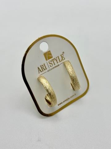 14K Altın Kaplama Taşlı Küpe BZ0247