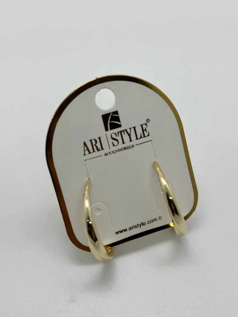 14K Altın Kaplama Taşlı Küpe BZ0257