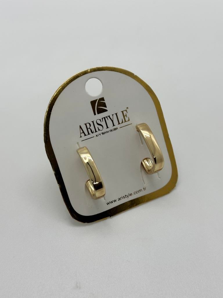 14K Altın Kaplama Taşlı Küpe BZ0259
