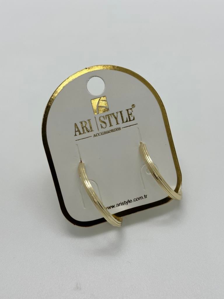 14K Altın Kaplama Taşlı Küpe BZ0263