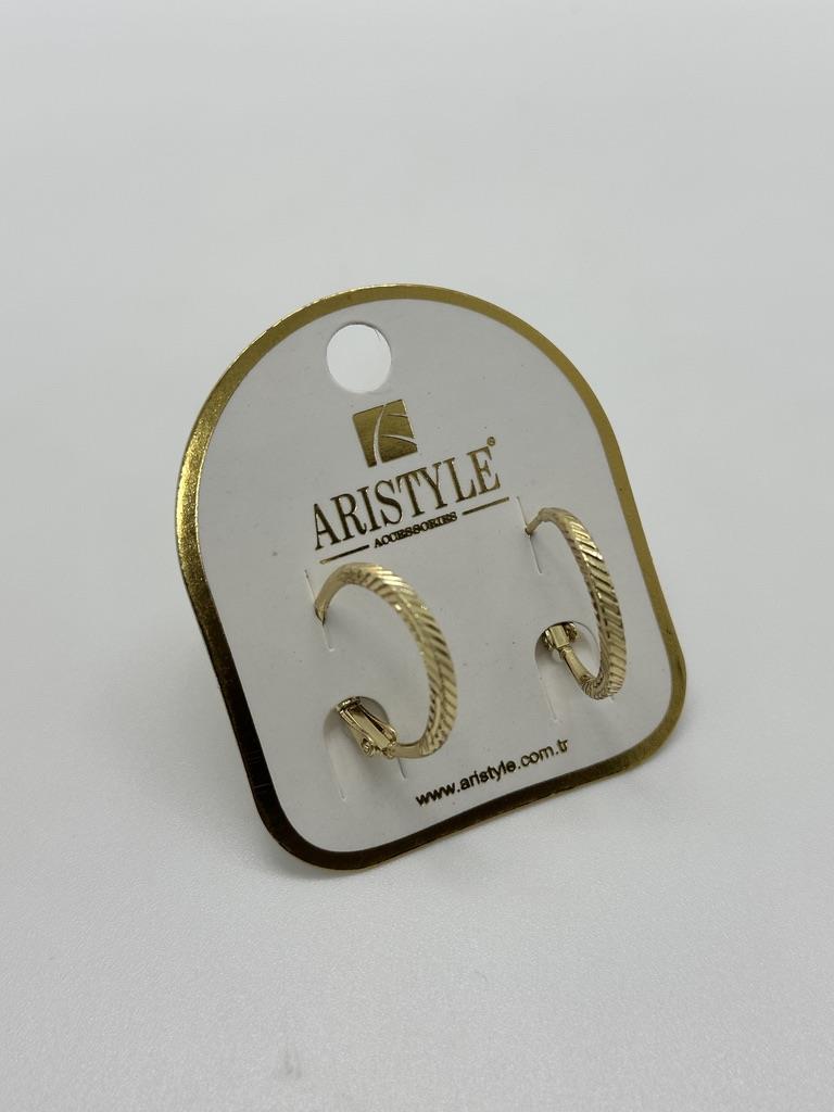 14K Altın Kaplama Taşlı Küpe BZ0264