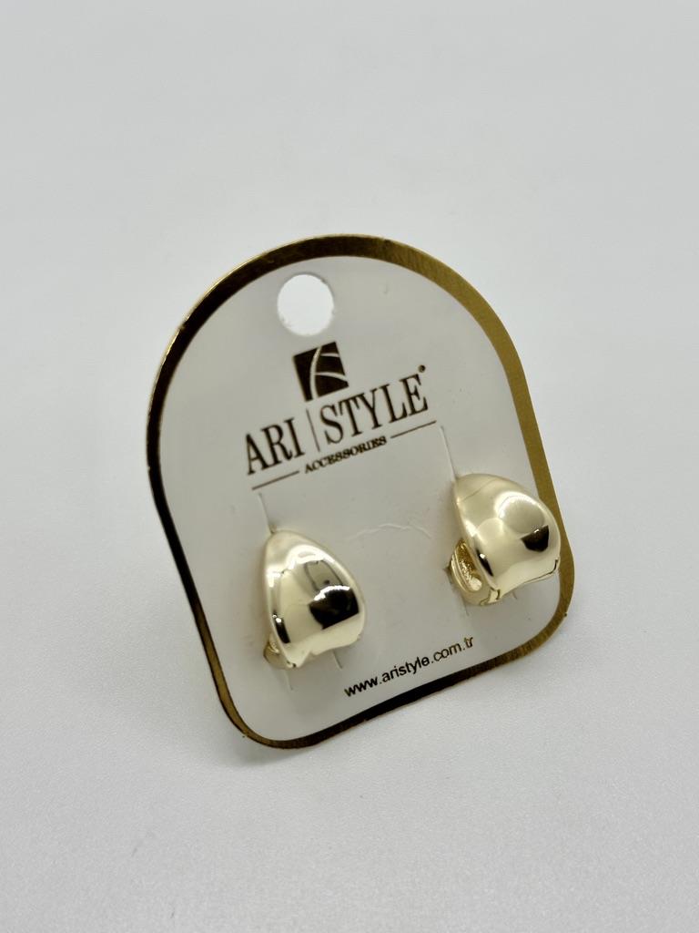 14K Altın Kaplama Taşlı Küpe BZ0283
