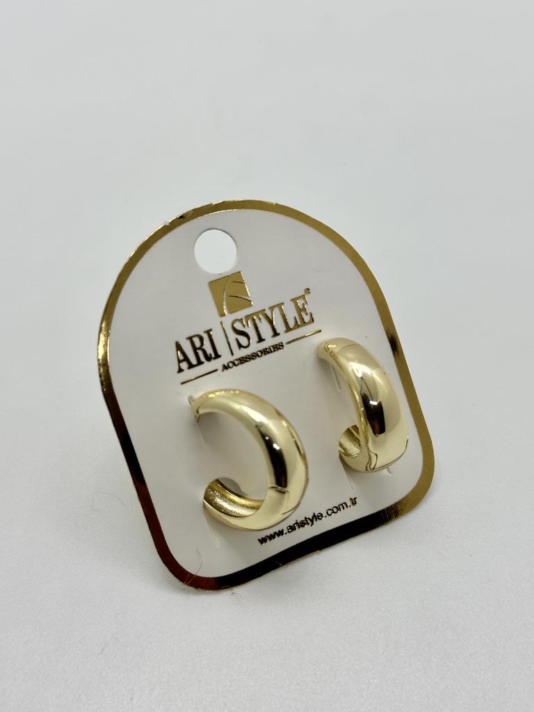 14K Altın Kaplama Taşlı Küpe BZ0298