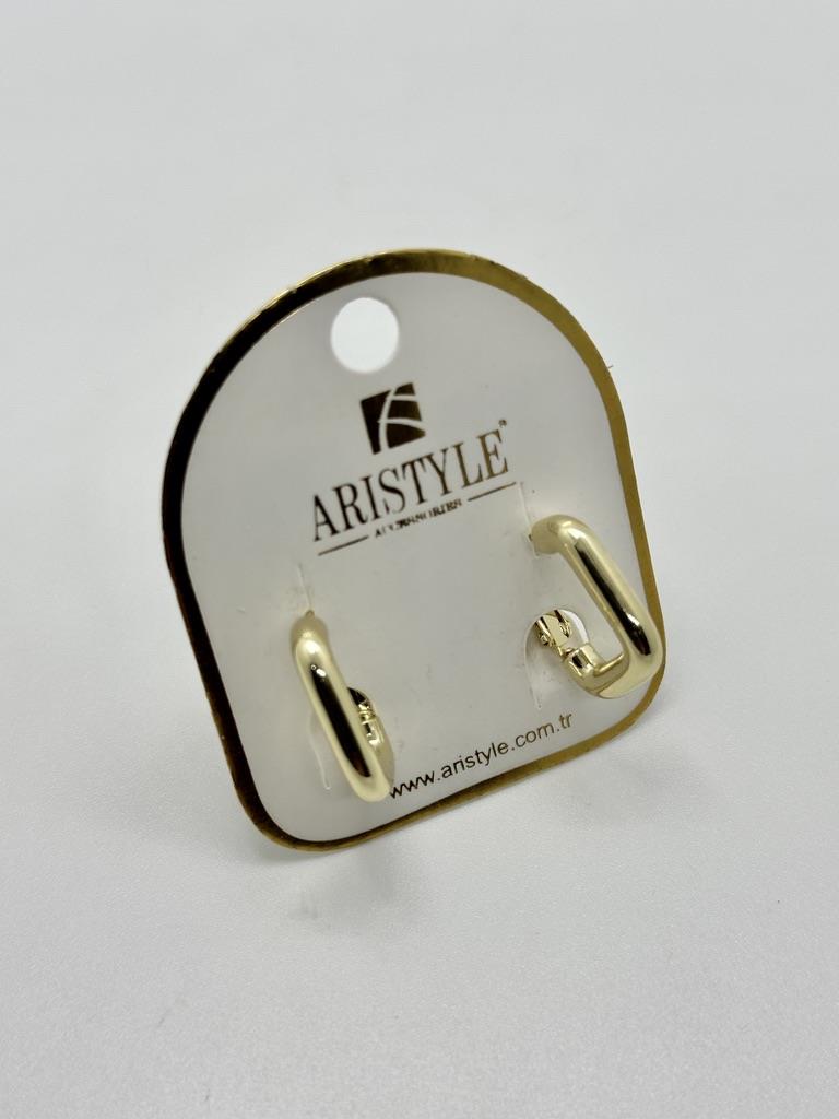 14K Altın Kaplama Taşlı Küpe BZ0302