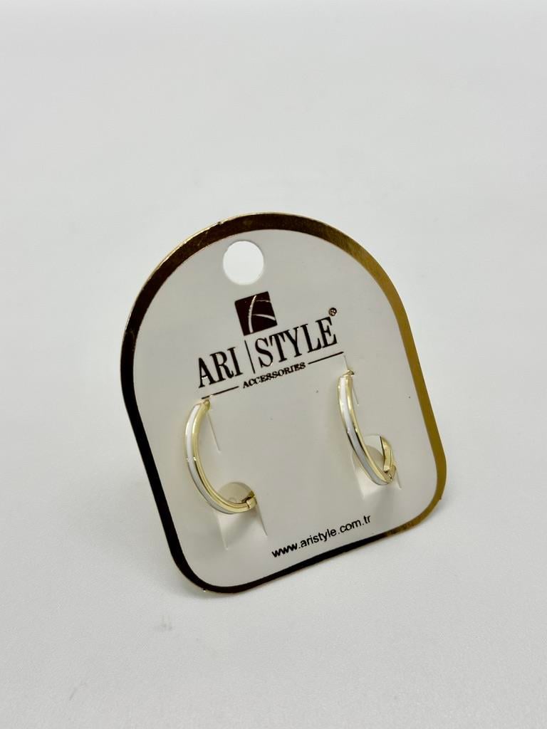 14K Altın Kaplama Taşlı Küpe BZ0353