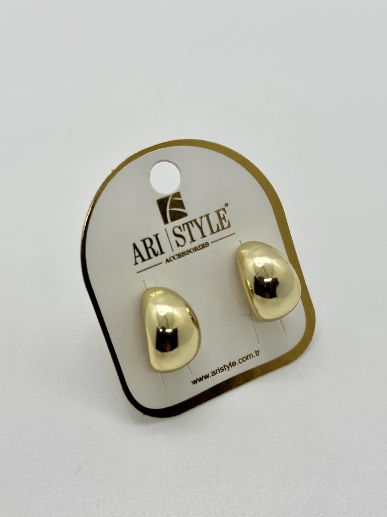 14K Altın Kaplama Taşlı Küpe BZ0396