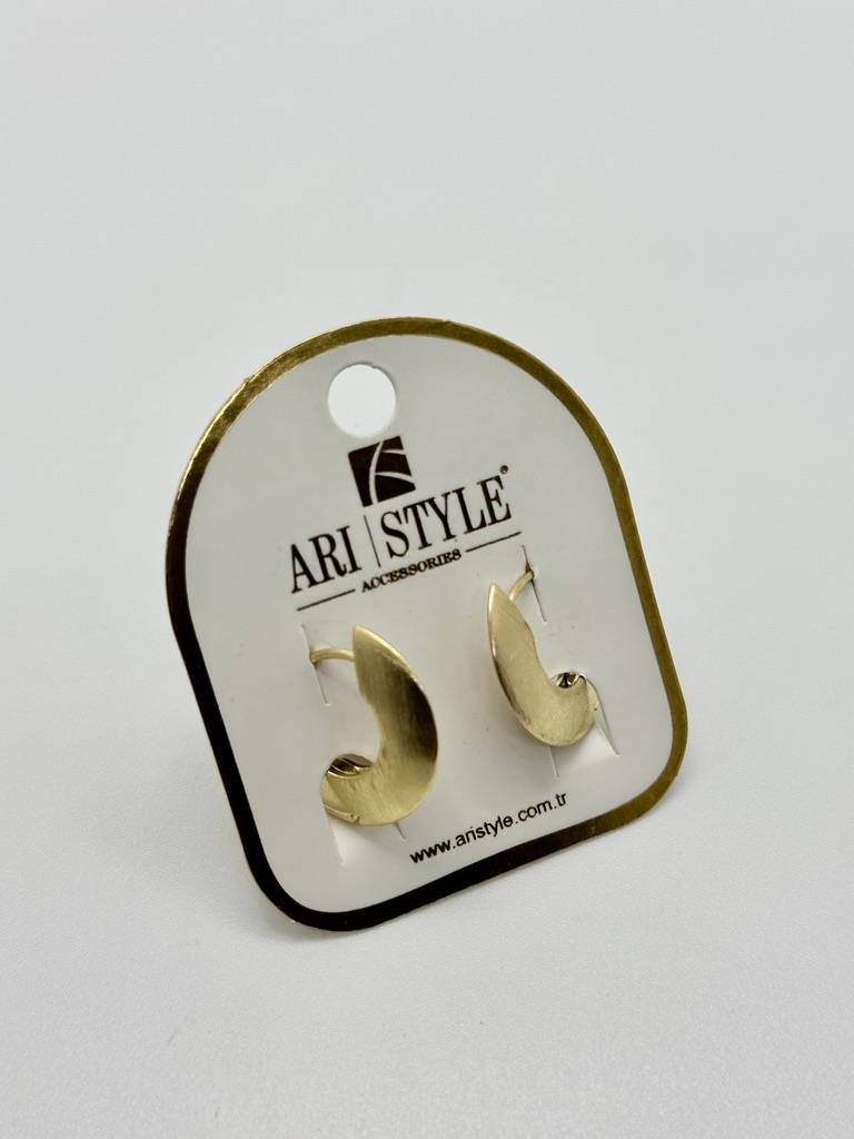 14K Altın Kaplama Taşlı Küpe BZ0399