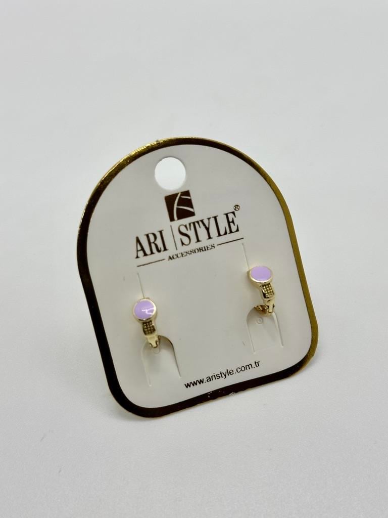 14K Altın Kaplama Taşlı Küpe BZ0416