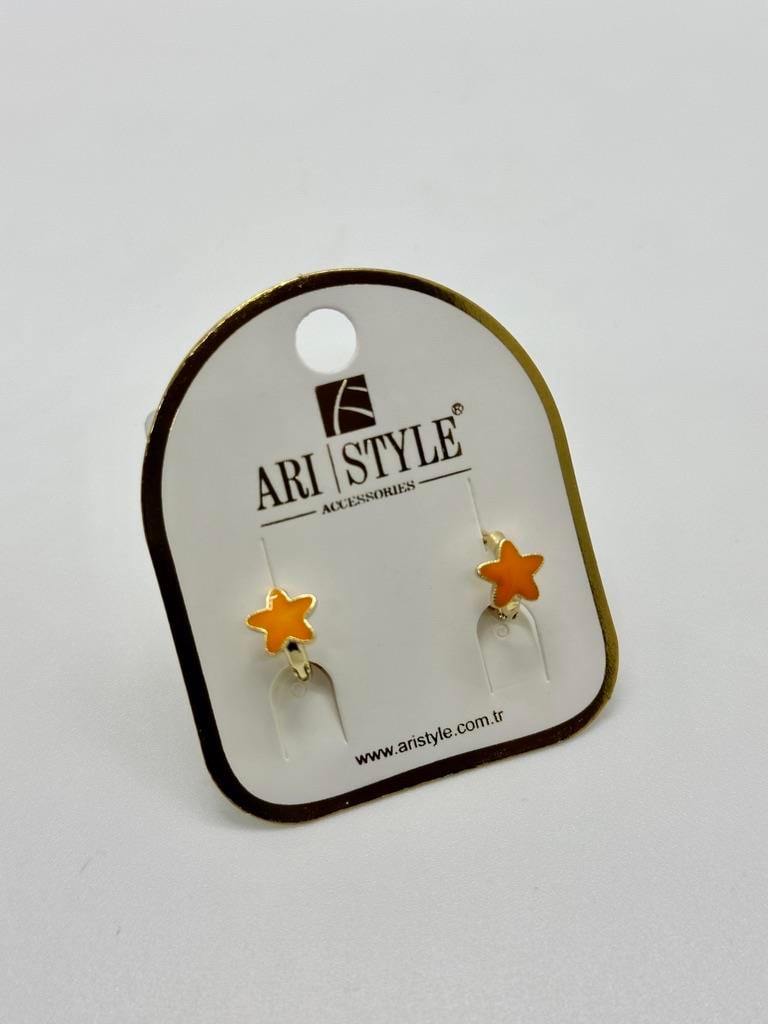 14K Altın Kaplama Taşlı Küpe BZ0418