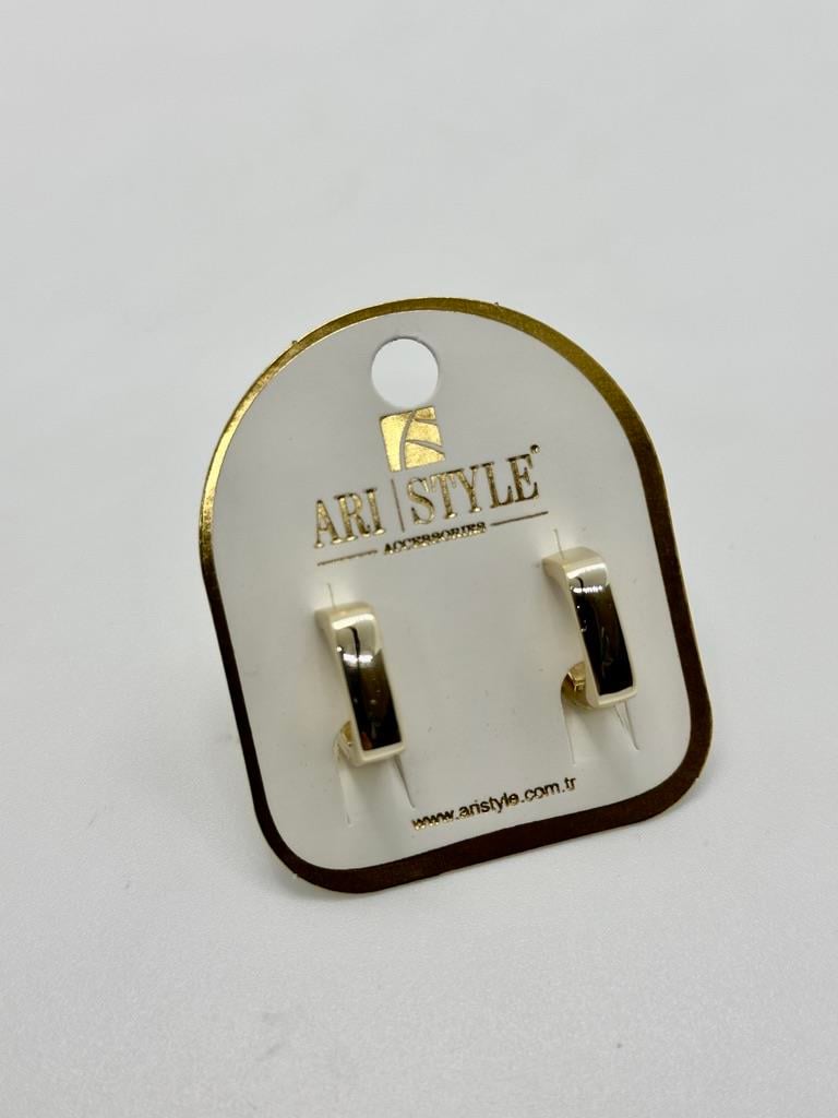 14K Altın Kaplama Taşlı Küpe BZ0518