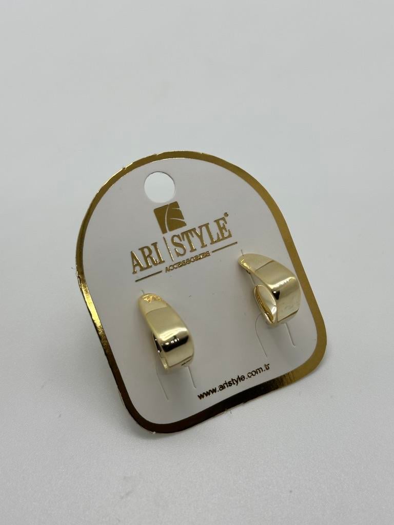 14K Altın Kaplama Taşlı Küpe BZ0556