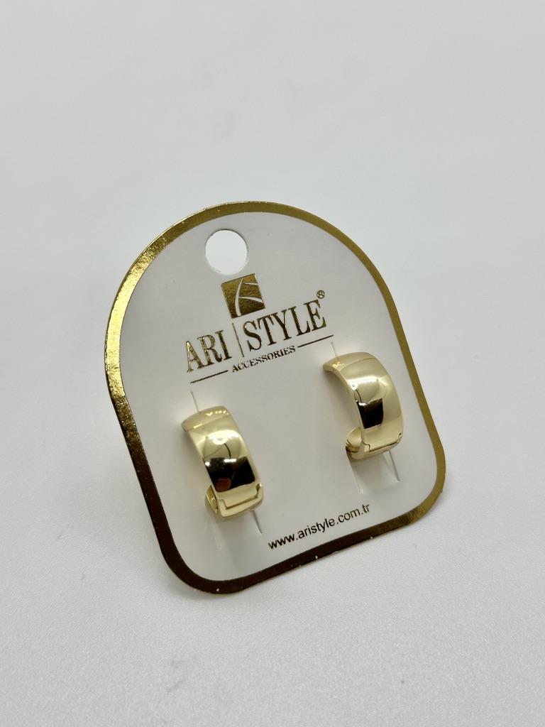 14K Altın Kaplama Taşlı Küpe BZ0565