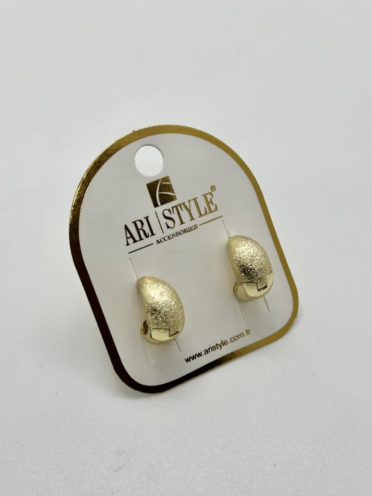 14K Altın Kaplama Taşlı Küpe BZ0568