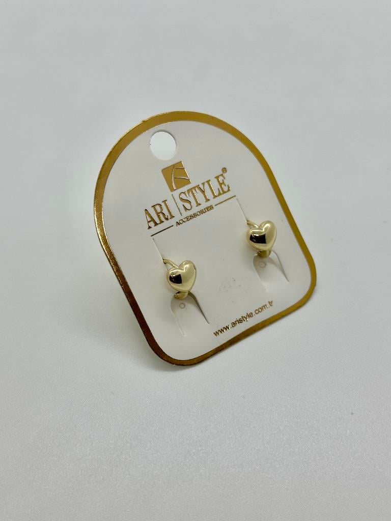 14K Altın Kaplama Taşlı Küpe BZ0695