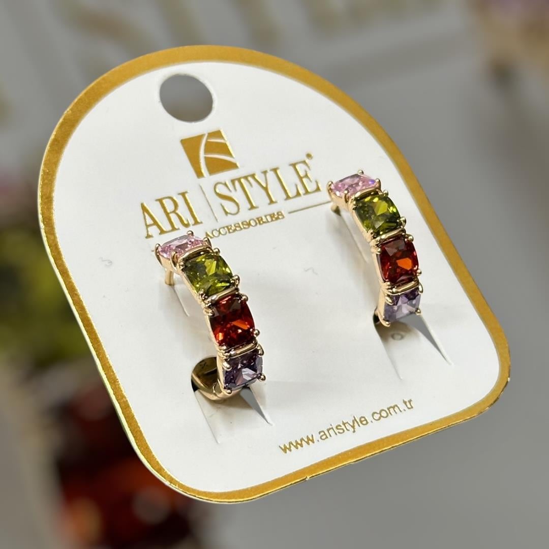 18 K Altın Kaplama Küpe BZ000117