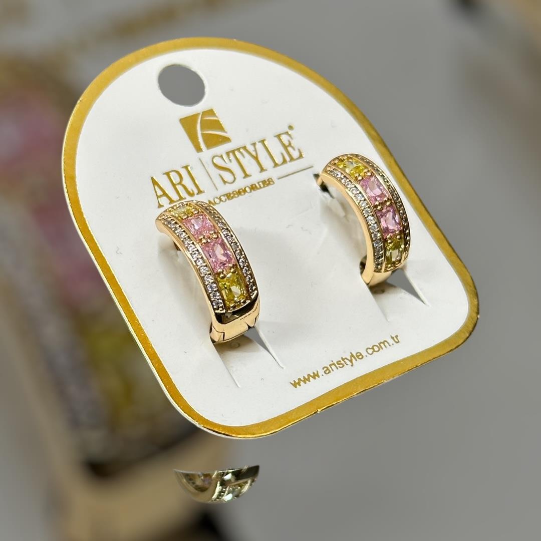 18 K Altın Kaplama Küpe BZ000135
