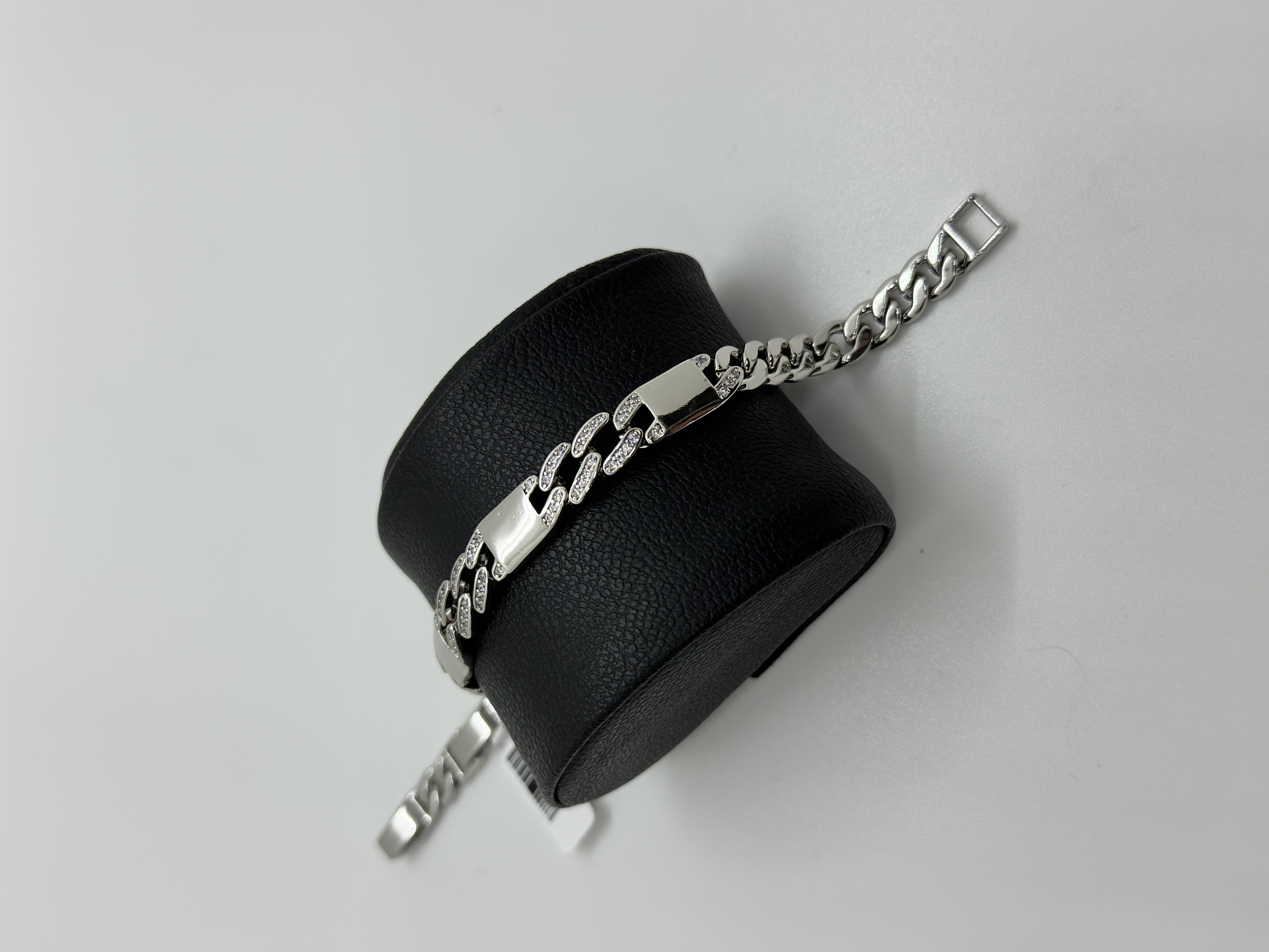 Rodyum (Beyaz) Altın Kaplama Taşlı Bileklik BZ2383