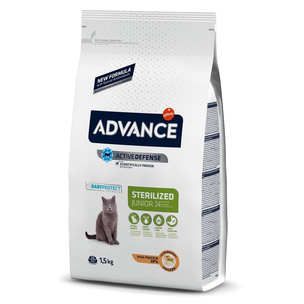 Advance Tavuklu Junior Kısırlaştırılmış Kedi Maması 1.5 kg