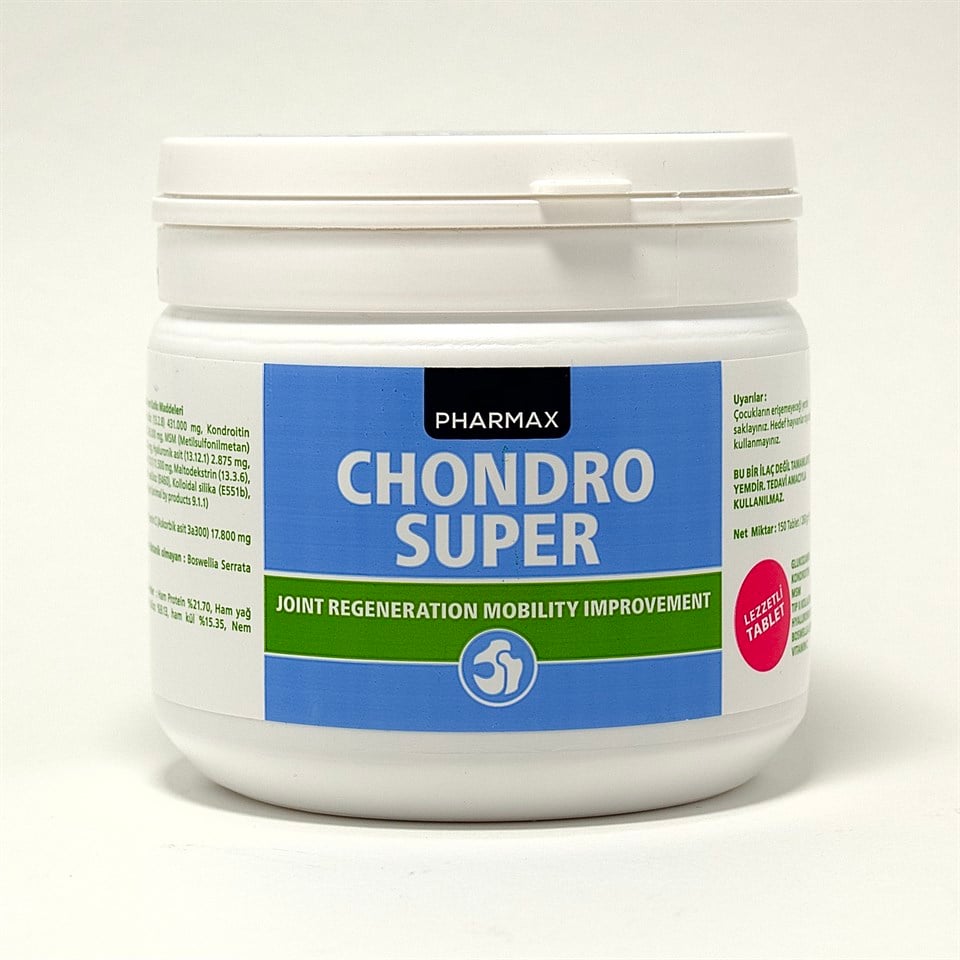 Pharmax Chondro Süper Köpek Eklem Desteği 230 Gram 150 Tablet