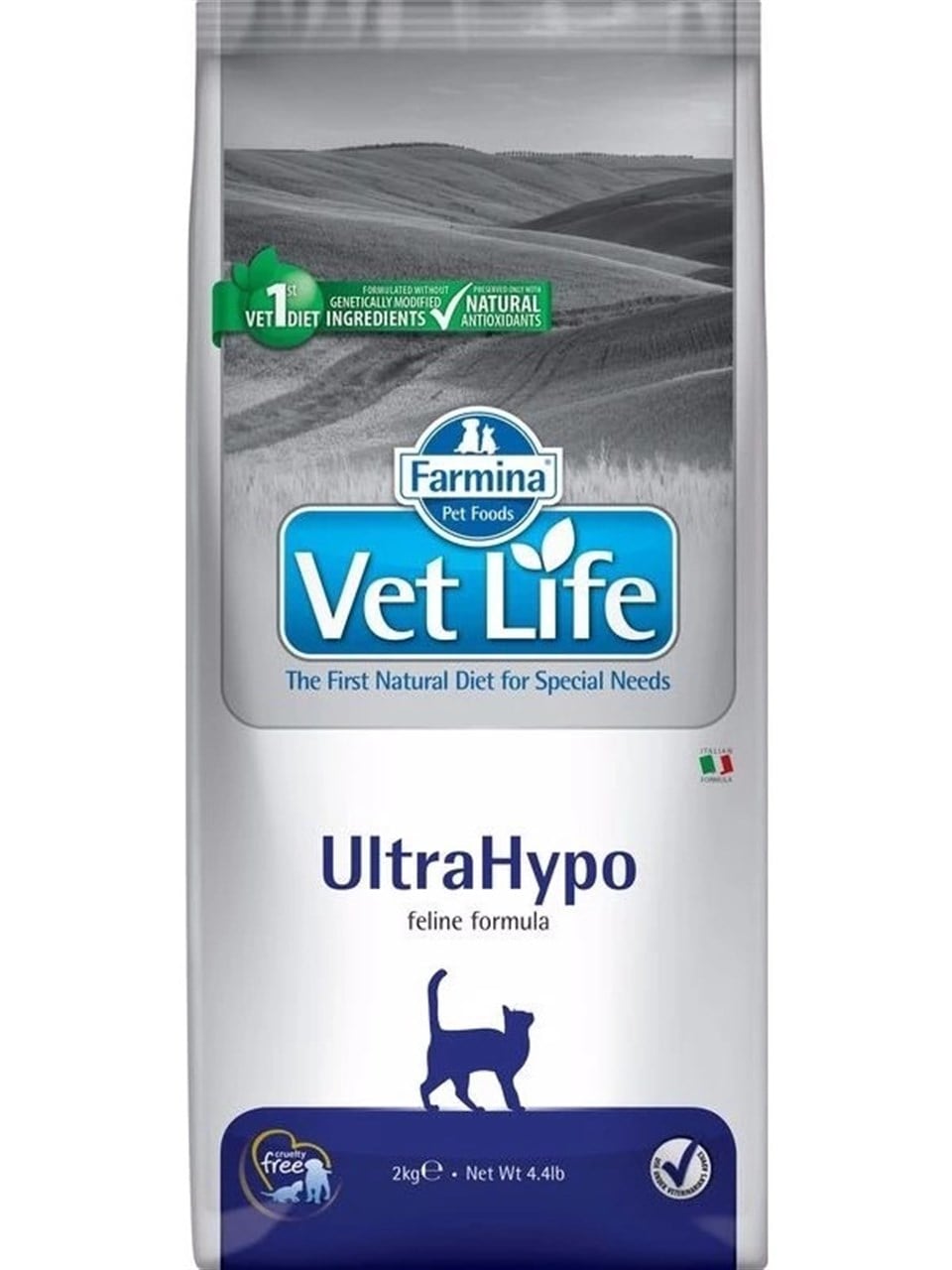 Vetlife Kedi ultra Hypoallergenic 2 kg