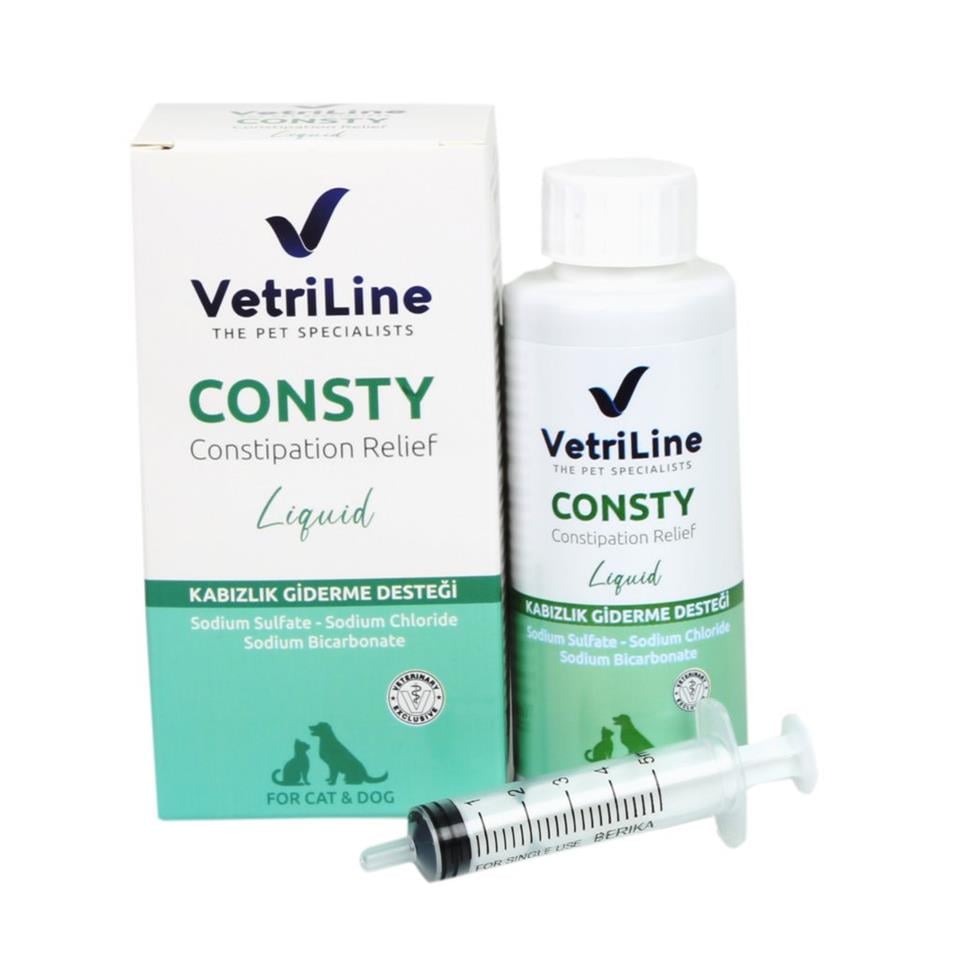 VETRILINE CAT & DOG CONSTY LIQUID (Kedi, Köpek Kabızlık, Gaz ve İştah Sorunlarına Destek)