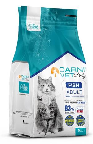 Carni Vet Daily Kedi Balıklı Yetişkin 5 Kg