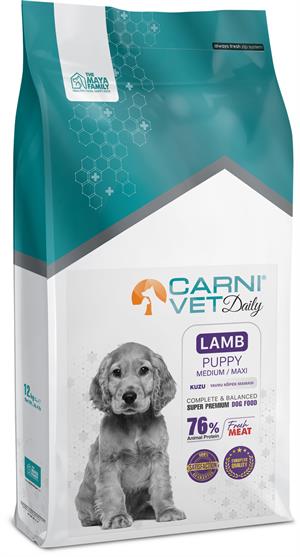 Carni Vet Daily Köpek Kuzu Puppy Medium&Maxi 12 Kg
