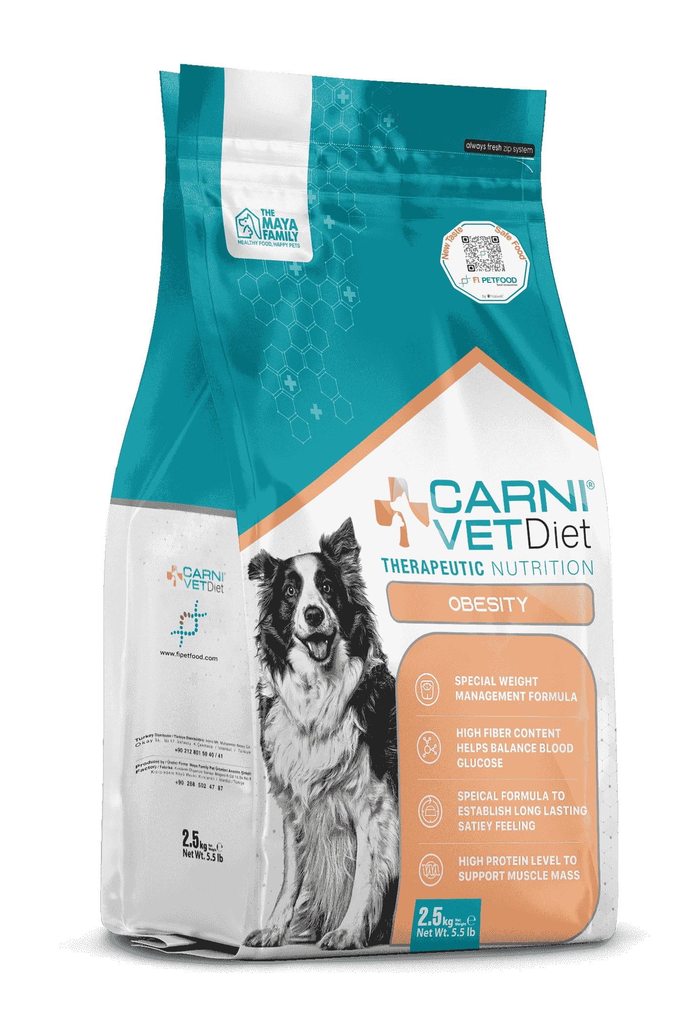 Carni Vet Diet Köpek Obesity Yetişkin 2,5 Kg