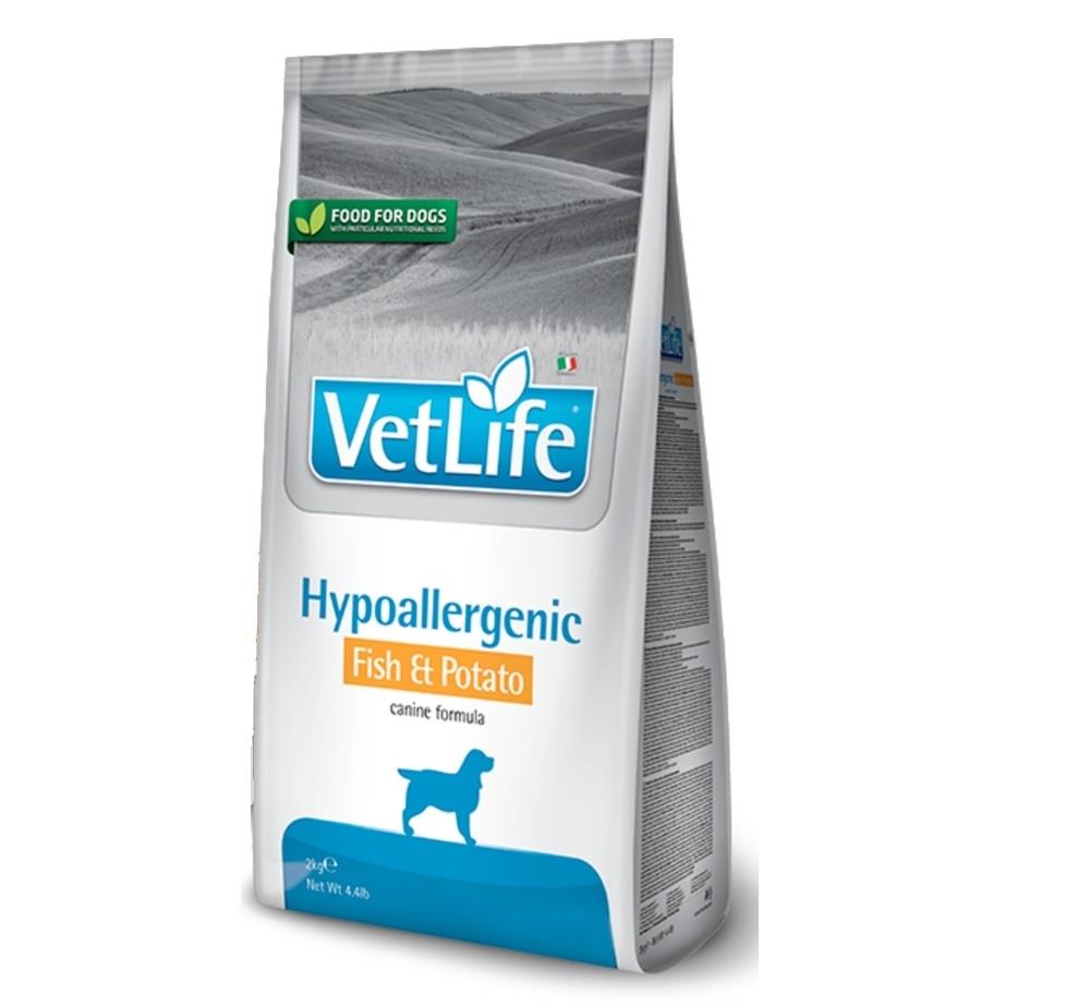VetLife Dog Hypoallergenic Fish & Potato 12 kg