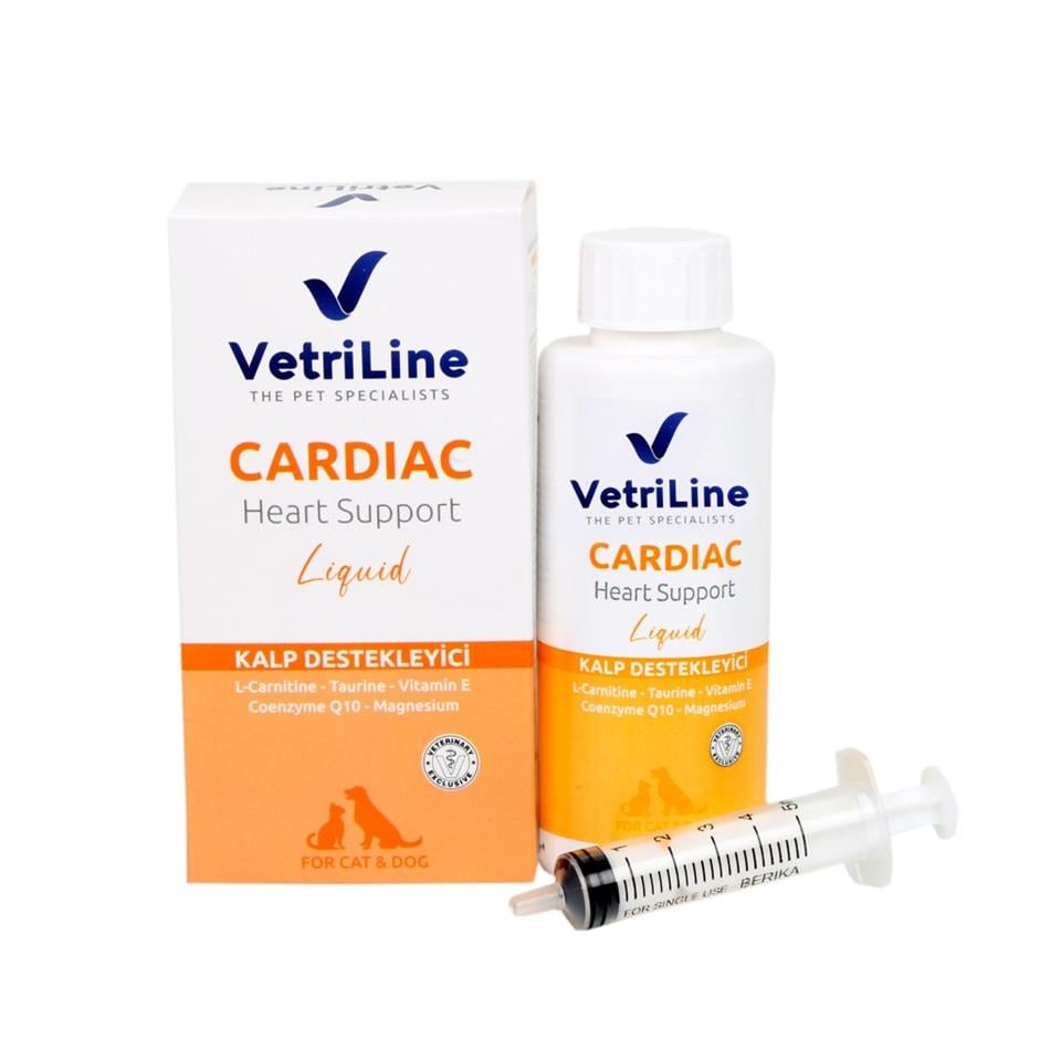 VETRILINE CAT & DOG CARDIAC LIQUID (Kedi ve Köpek Genel Kalp Sağlığına Destek)