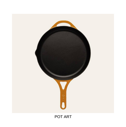 POTART Sunset Düz Döküm Tava 28 cm