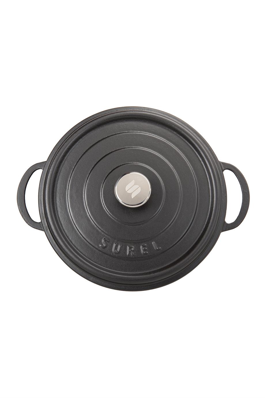 Sürel Aroma Kapak Derin Döküm Tencere 32 cm