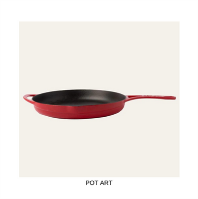 POTART Magma Düz Döküm Tava 28 cm