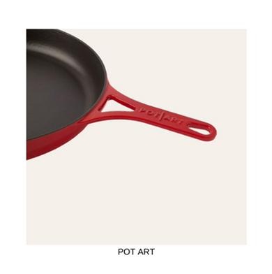 POTART Magma Düz Döküm Tava 28 cm