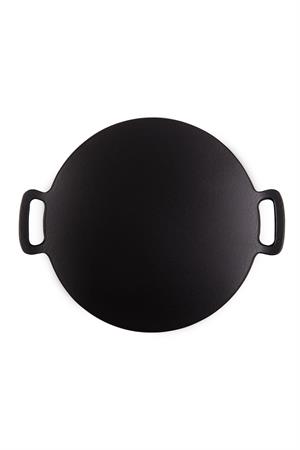 Sürel Çift Kulplu Demir Döküm Sunum Tabak 28 cm