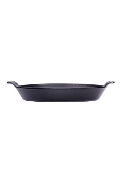 Sürel Oval Demir Döküm Tabak Sahan 23x17 cm