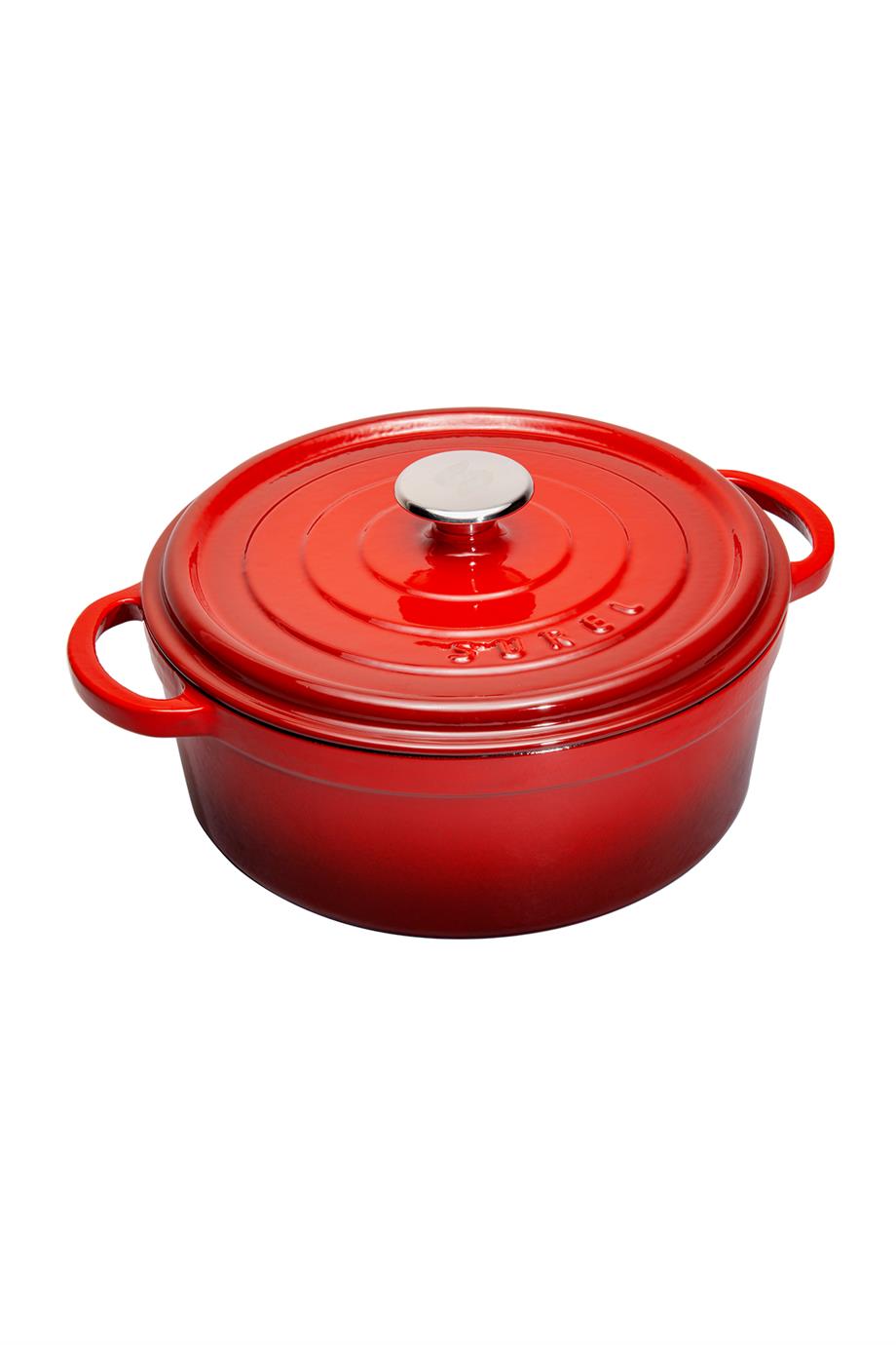 Sürel Aroma Kapak Derin Döküm Tencere 28 cm