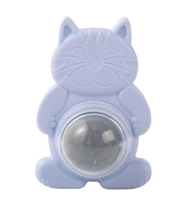 Kedi Nanesi Yapışabilen Dönebilen Catnip Topları Kedi Çimi Kedilerin Sağlık ve Mutluluğunu Arttıran Nip Mavi Renk