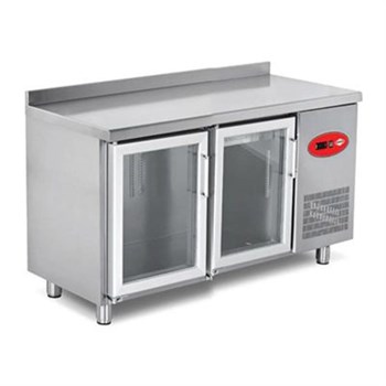 EMPERO EMP.150.60.03 Camlı Tezgah Tipi Buzdolabı 2 Kapılı 250 L