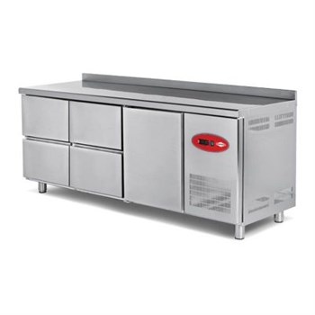 EMPERO EMP.200.70.01-4C Tezgah Tipi Buzdolabı 4 Çekmece+1 Kapı 500 L
