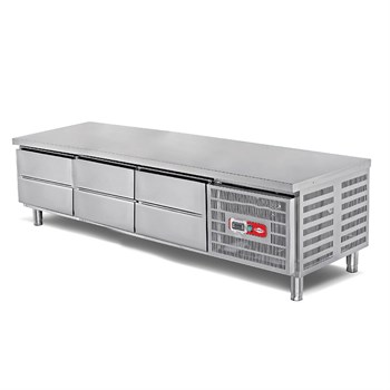 EMPERO EMP.200.70.01-S Set Altı Buzdolabı 6 Çekmeceli 200x70x60 cm