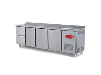 EMPERO EMP.255.70.01-2C Tezgah Tipi Buzdolabı 2 Çekmece+3 Kapı 700 L
