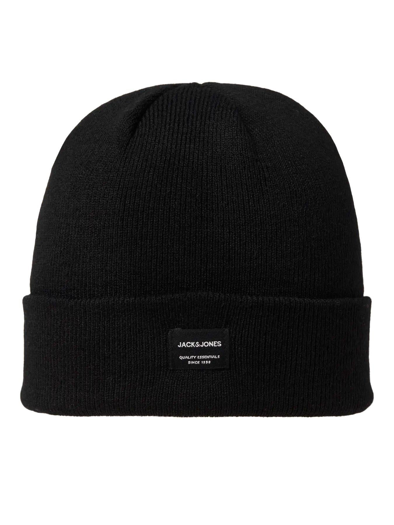 JACK & JONES JACDNA BEANIE NOOS Black Siyah 12092815-BL