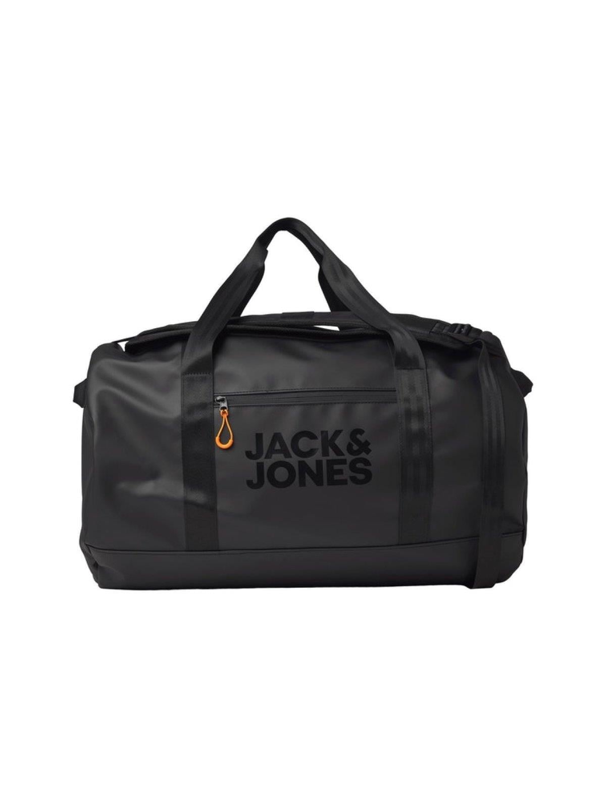 JACK & JONES JACLAB WEEKENDBAG BLACK 12214860-BL