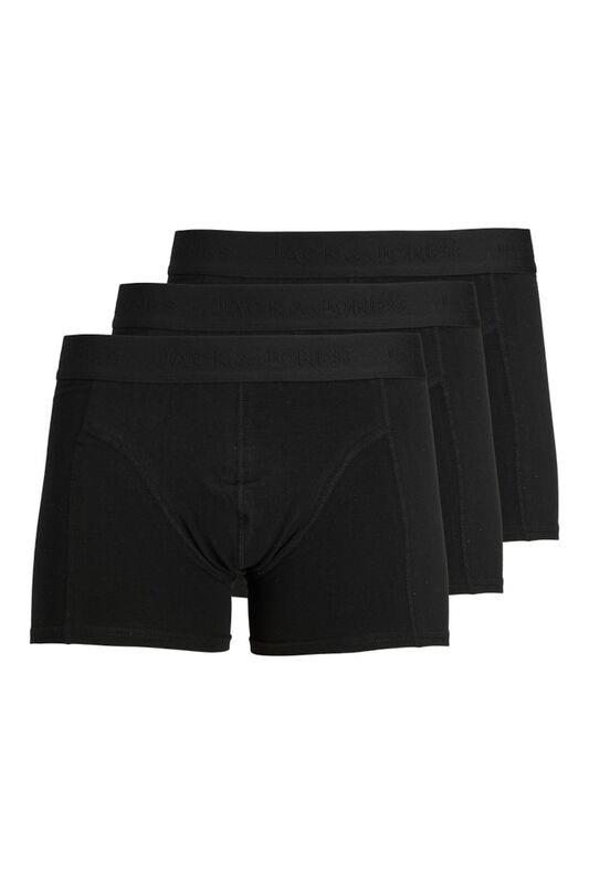 JACK & JONES JACWAISTBAND TRUNKS 3 PACK NOOS 12127816-BL