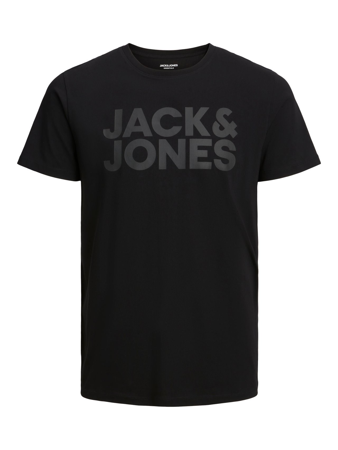 JACK & JONES JJECORP LOGO TEE SS O-NECK Black Small 12151955-BLS