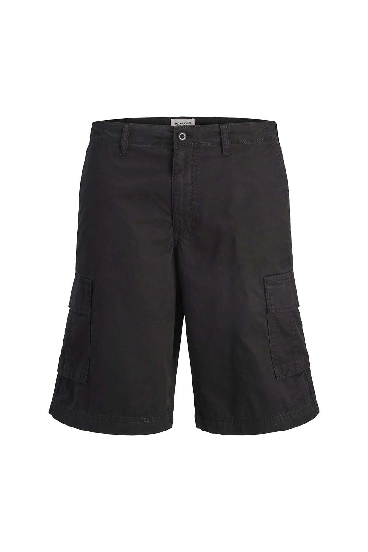 JACK & JONES JPSTCOLE MATTY CARGO SHORT MID Black 12292263-BL