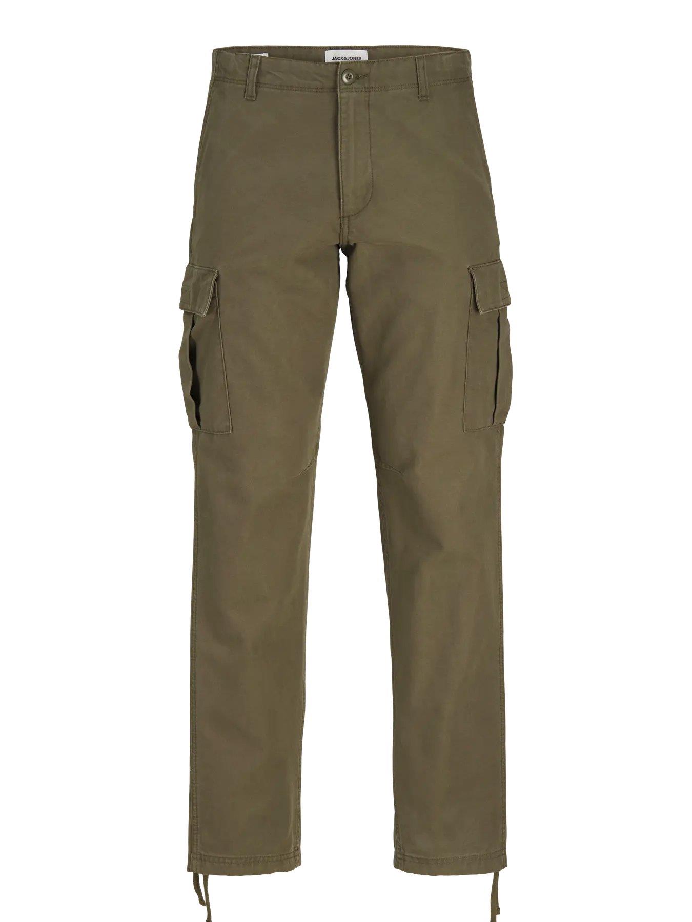 JACK & JONES JPSTKANE BARKLEY CARGO PANT NOOS - Olive Night 12258150-OL