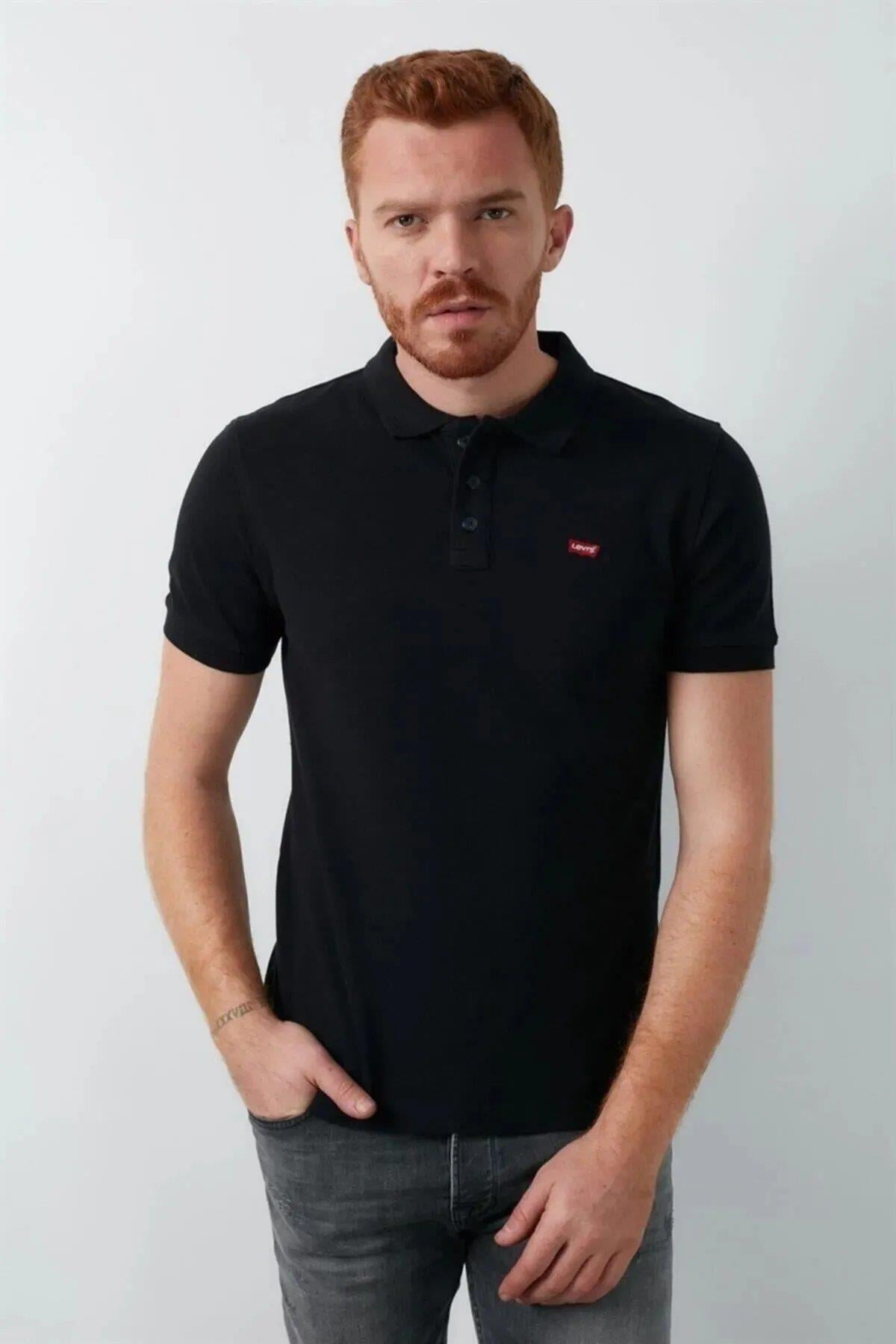 LEVİ'S LSE_LEVIS HM POLO OUTLE MINERAL BLACK A2085-0000