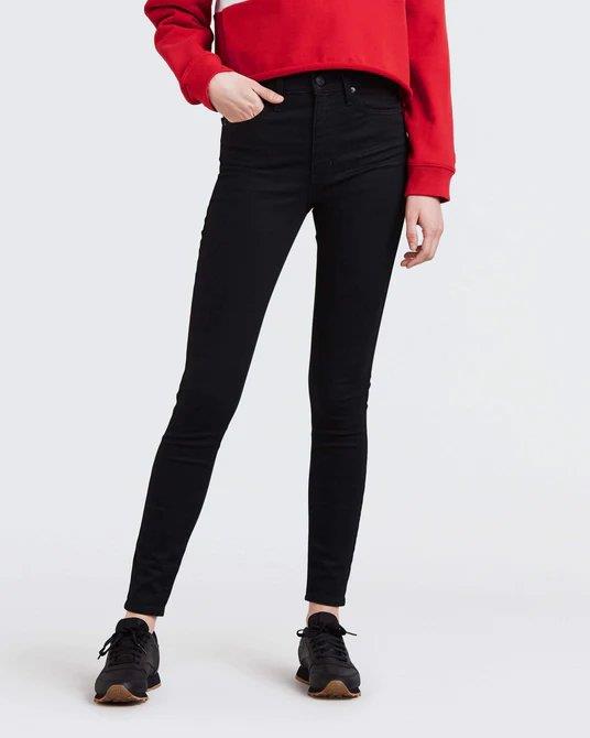 LEVI'S MILE HIGH SUPER SKINNY T BLACK CELESTIAL A9356-0003